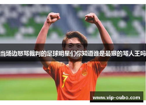 当场边怒骂裁判的足球明星们你知道谁是最狠的骂人王吗